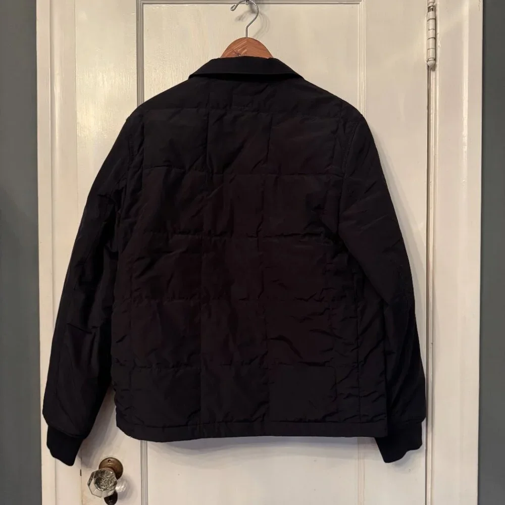 J. Crew Box-quilt insulated jacket with PrimaLoft * Navy Ink * Medium